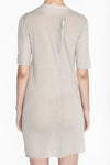 Boris Bidjan Saberi WTS1 series long hand-dyed short-sleeved cotton T-shirt WTS1.LONG FTT00001-HUI gray